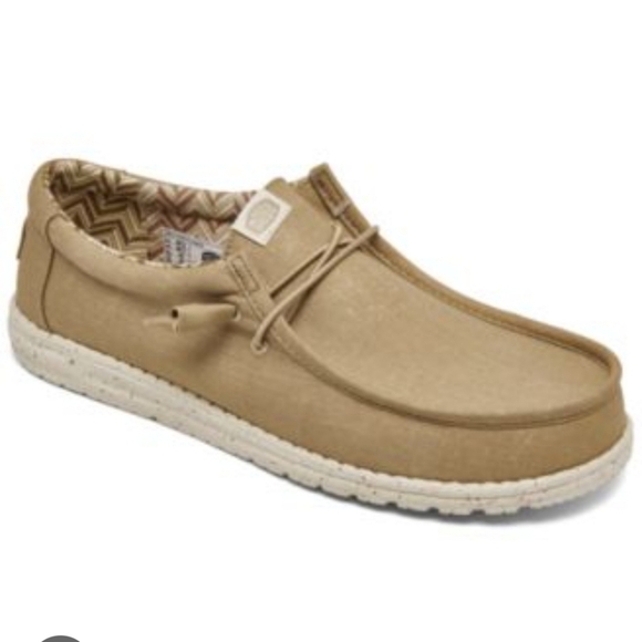 Hey Dude Wally Mens Canvas Slip On Shoes Size 12 - Picture 1 of 6
